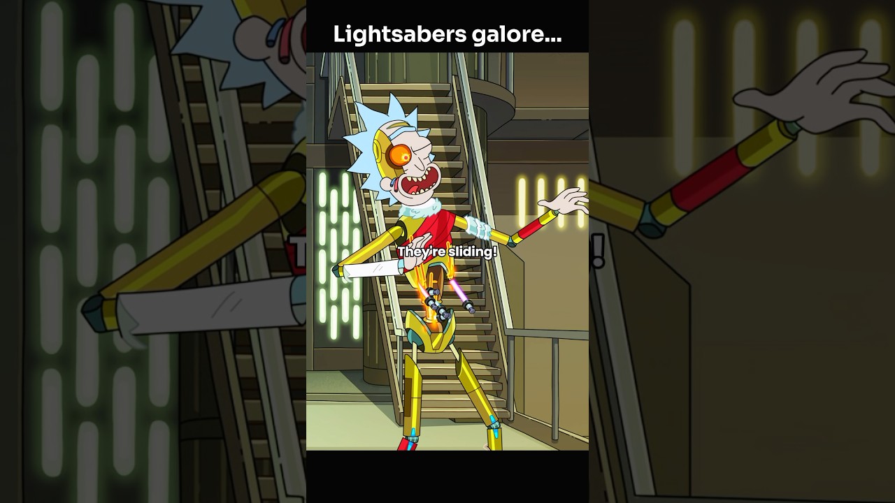 Lightsabers are hidden in the White House! Rick and Morty S06E10 #film #shorts #rickandmorty