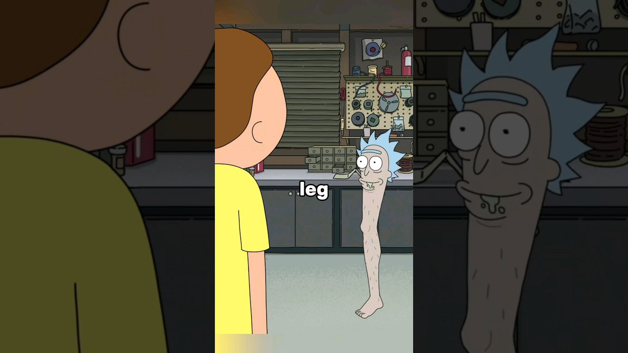 Rick became LEG #rickandmorty #shorts