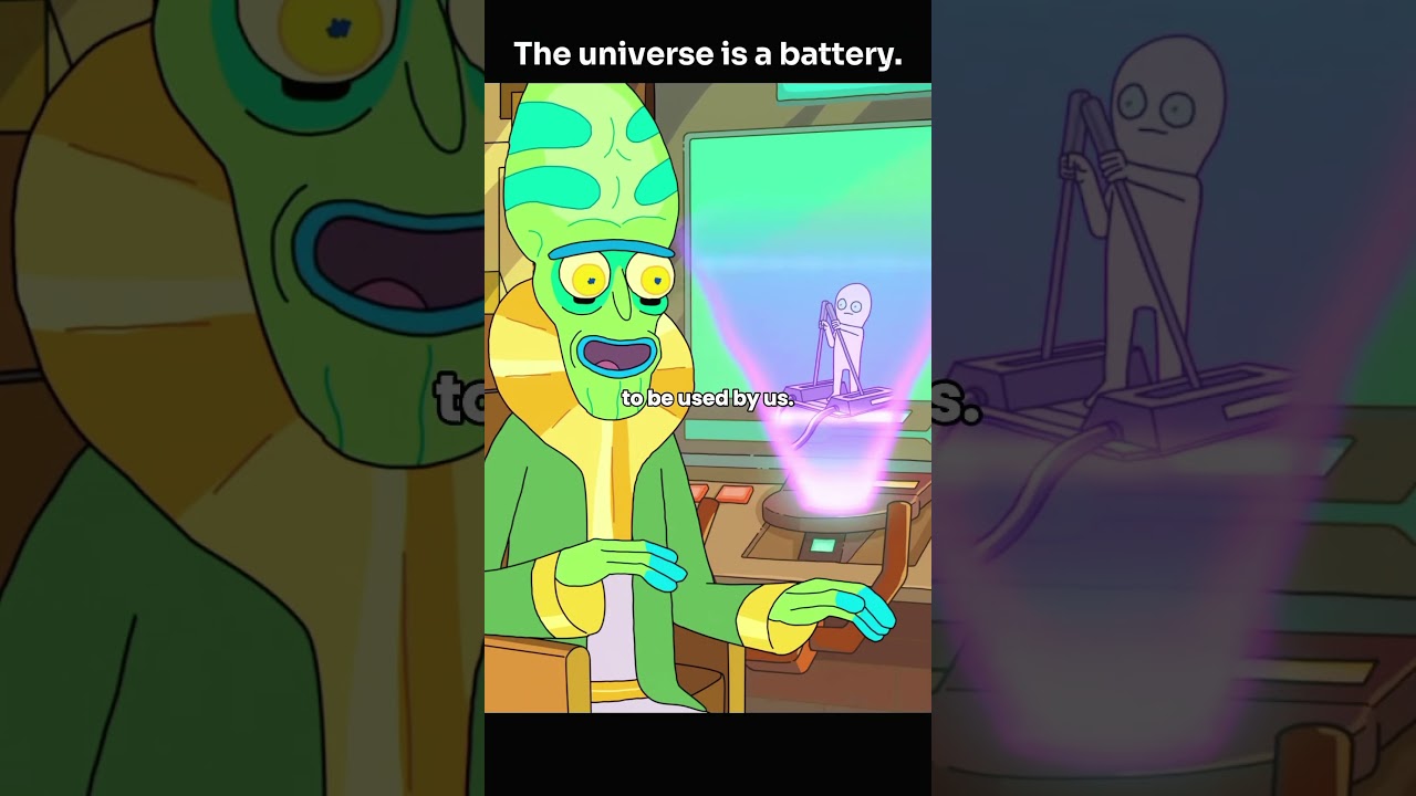 What if our universe is just a battery too? Rick and Morty S02E06 #film #shorts #rickandmorty