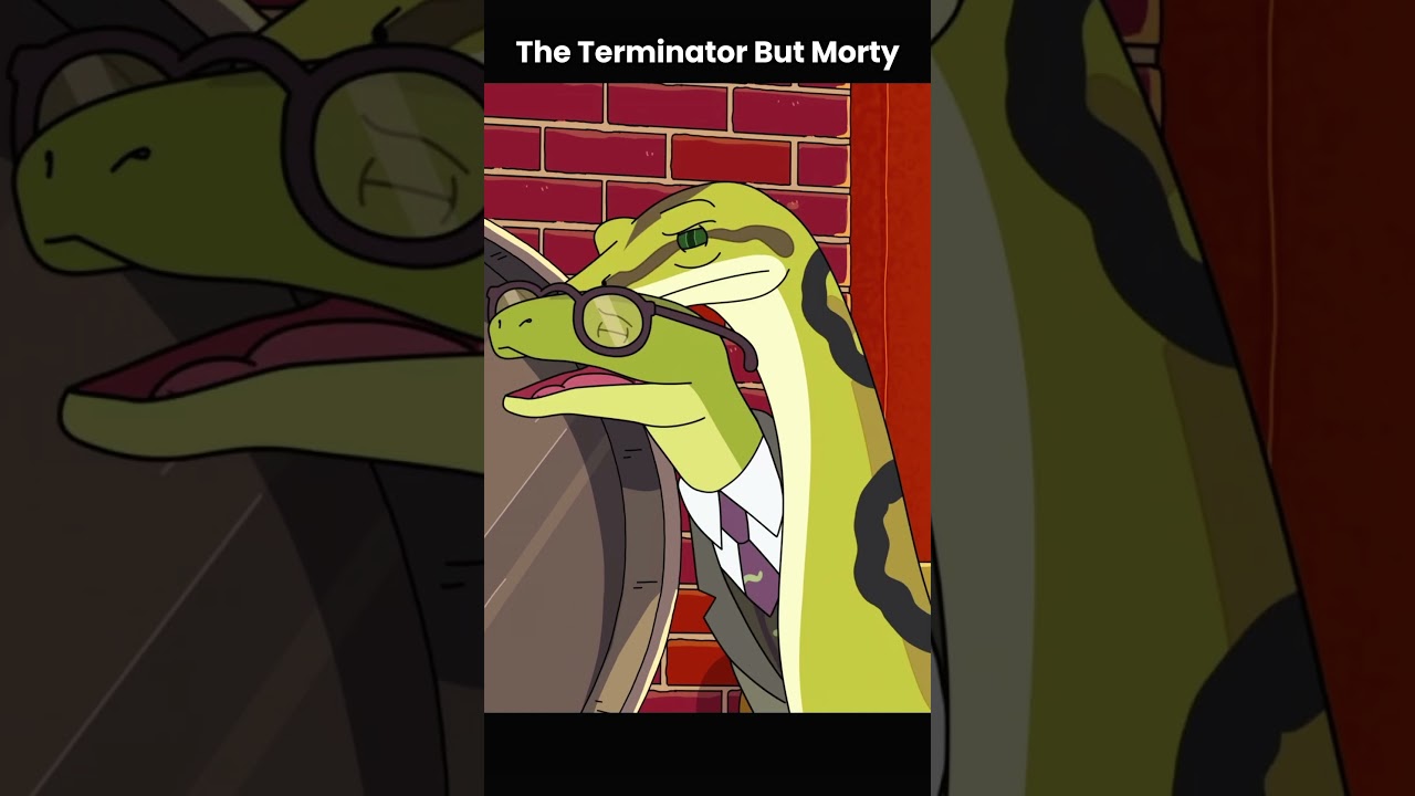 The Terminator, but Morty and a snake version… Rick and Morty S04E05 #film #shorts #rickandmorty