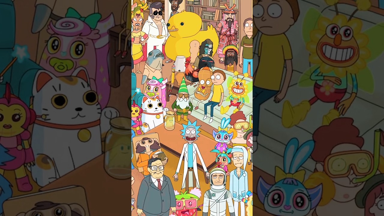 Complete list of Parasites in Rick n Morty Total Rickall Episode part 1 #rickandmorty