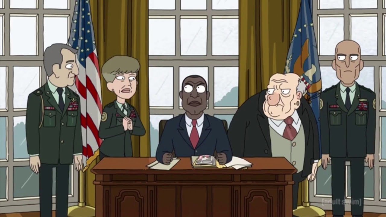 The President moments | Rick and morty