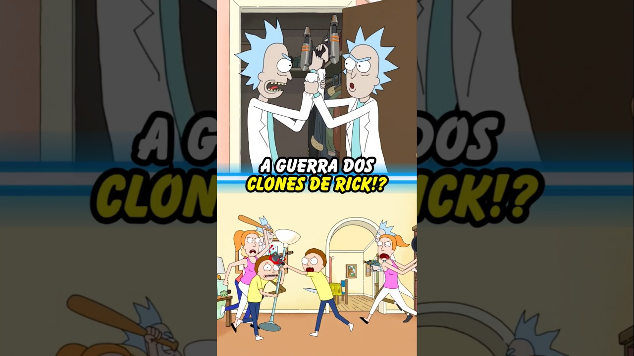 A GUERRA DOS CLONES DE RICK!? #rickandmorty #ricksanchez #morty #shorts