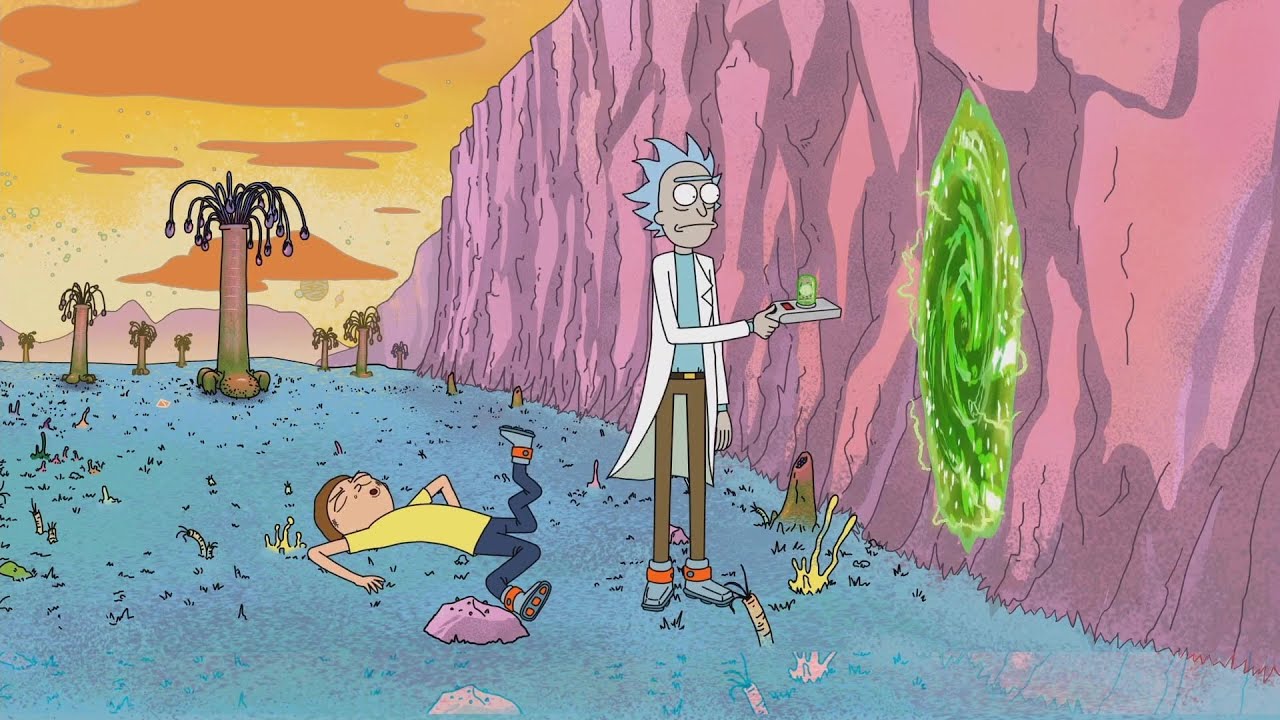 1 Hour of Morty Suffering While Rick left through a Portal