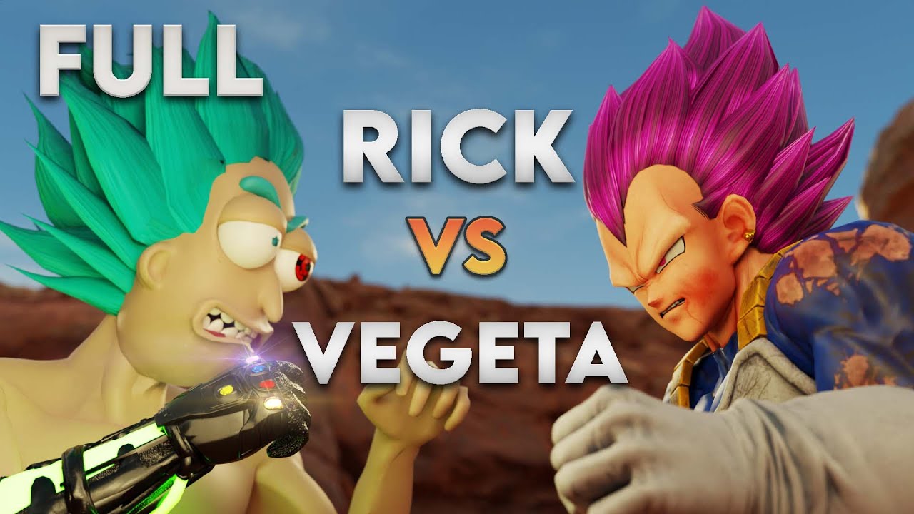 Rick Sanchez VS Vegeta [FULL FIGHT] In Dragon Ball Rick & Morty