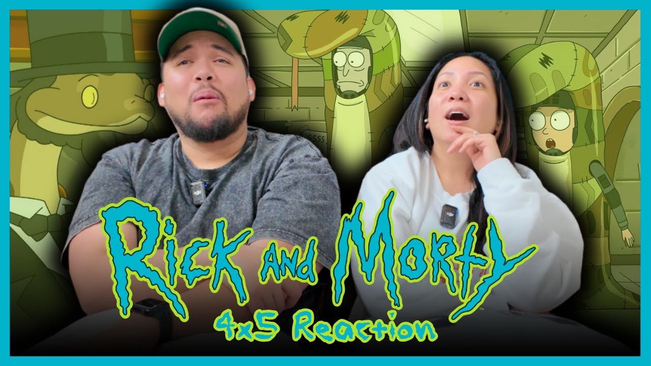 *RICK AND MORTY* BLIND REACTION | 4×5 | Rattlestar Ricklactica