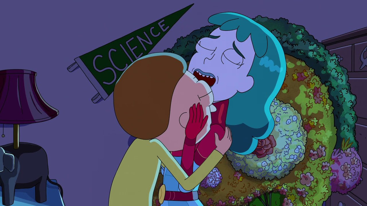 Morty and Planetina making love