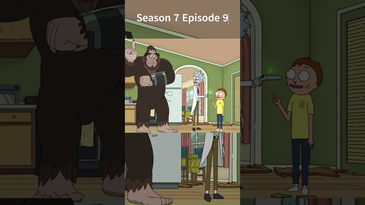 Rick v.s Bigfoot #rickandmorty #tv #adultswim #fyp