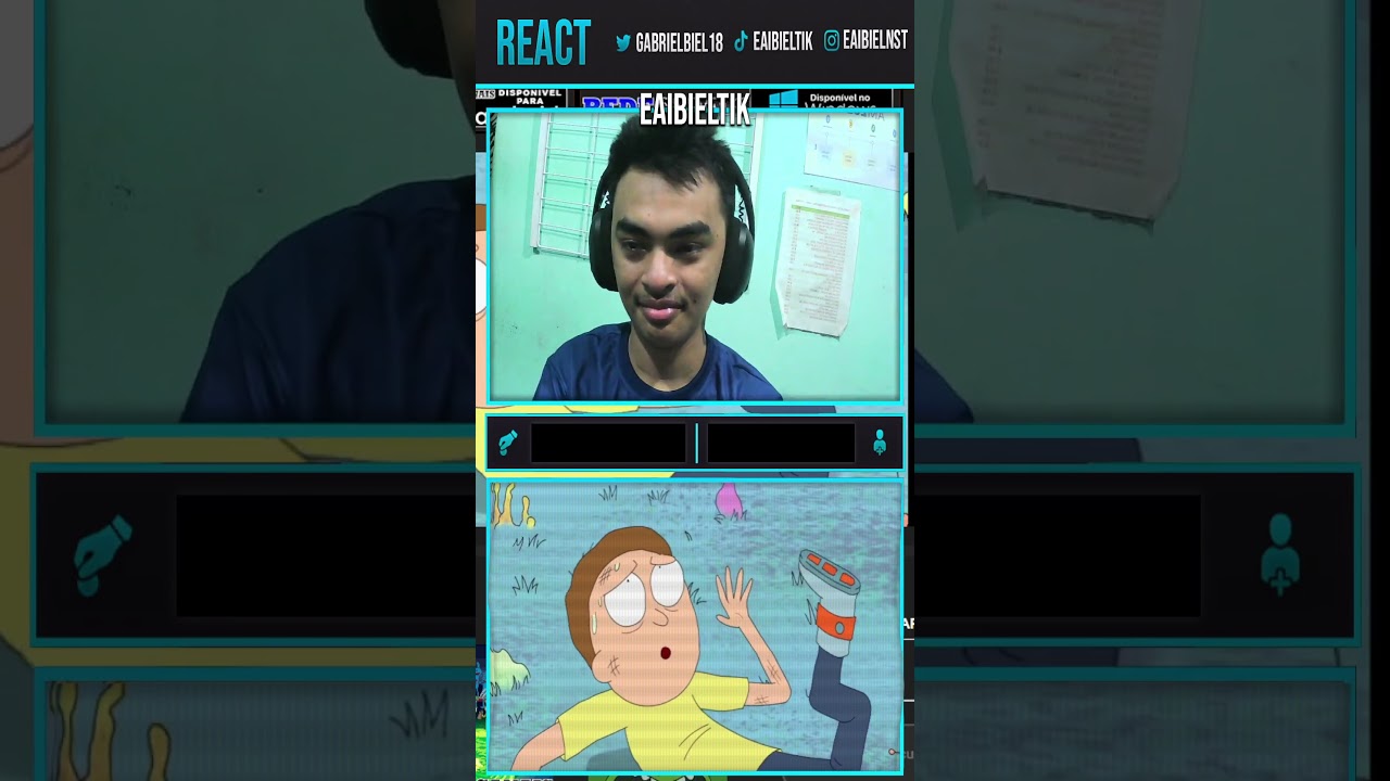 O RICK REALMENTE NÃO LIGA PARA MORTY KKKK | REACT #memes #react #chaves #humor #comedia