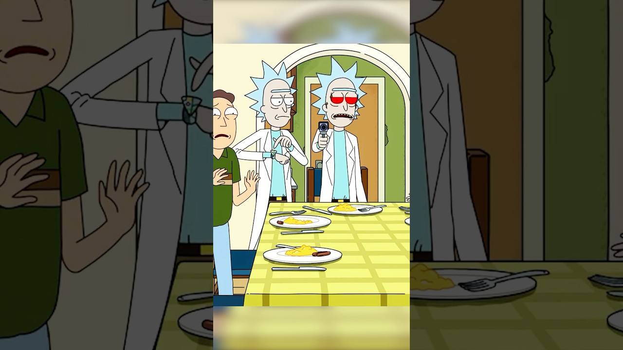 Rick creó un mundo lleno de dobles  Rick and Morty S05E02 #film #shorts #rickandmorty