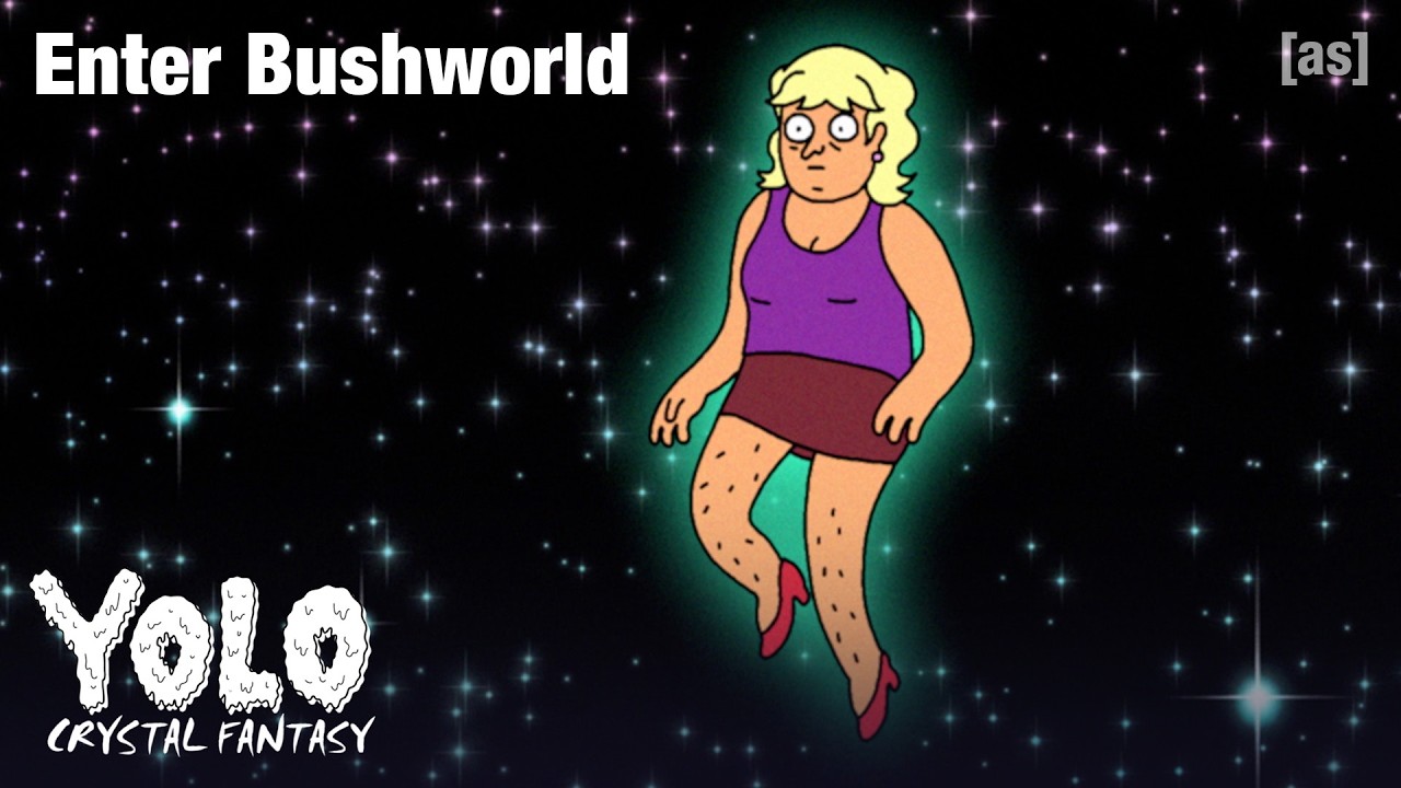 YOLO: Crystal Fantasy S1E7 + 8 | Enter Bushworld | adult swim