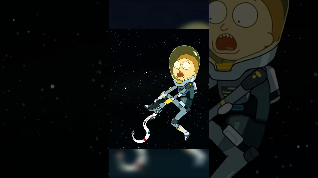 Serpiente Espacial atacó a Morty… Rick y Morty S04E05 #shorts #RickyMorty