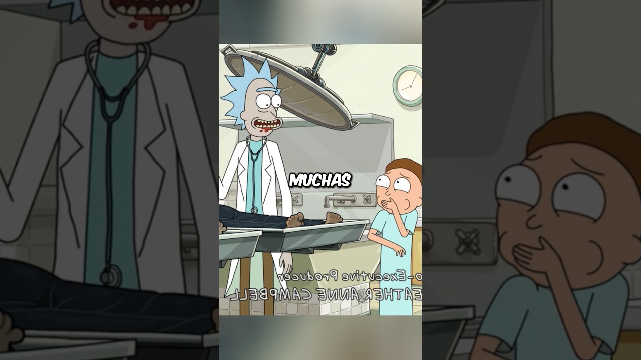 Rick y Morty comiendo lo que no deberían