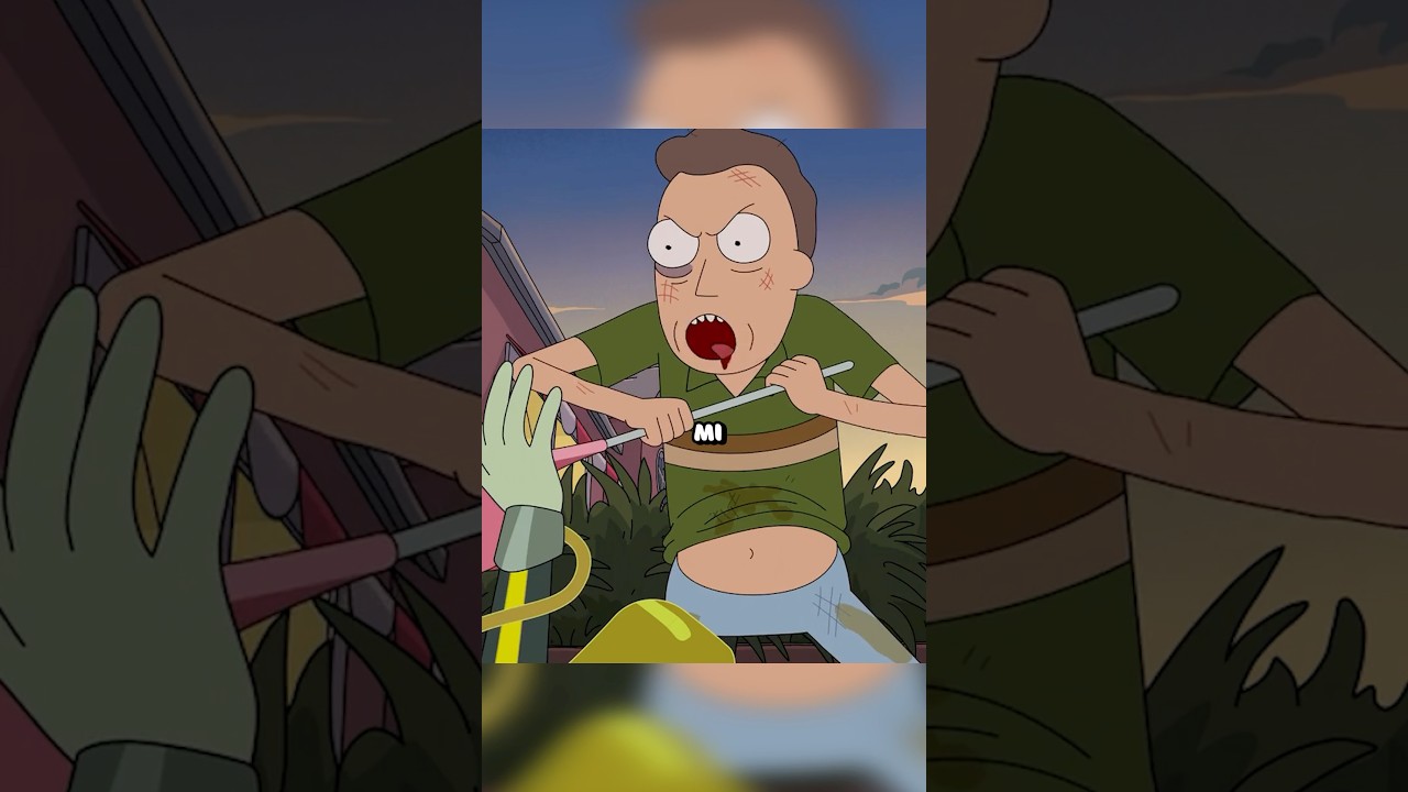 Jerry realmente es un padre valiente, ¿no? Rick y Morty S06E08 #shorts #rickymorty