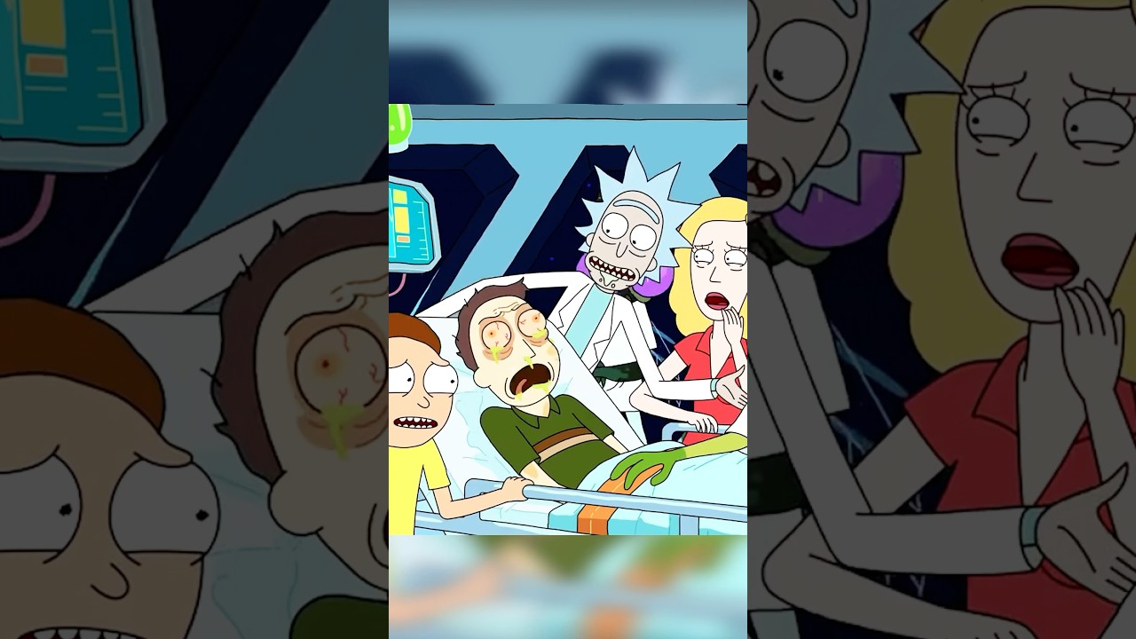 Jerry se enfermó… Rick y Morty T02E08 #shorts #rickymorty