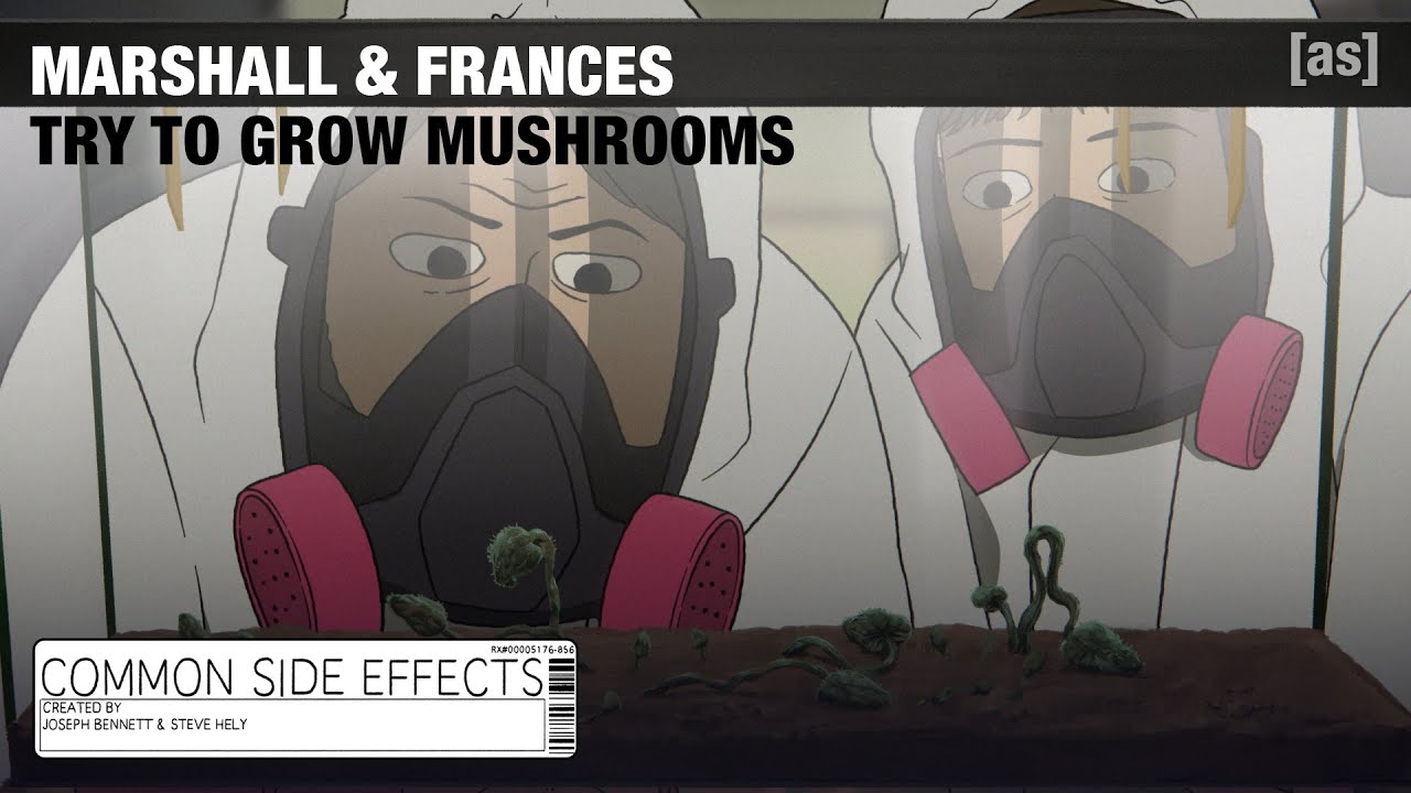 Marshall and Frances Try Growing Mushrooms | Common Side Effects | adult swim