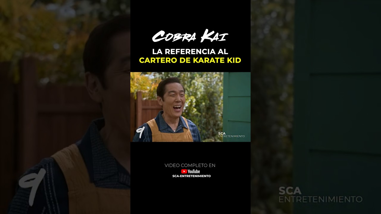 La Graciosa Referencia Al Cartero De Karate Kid En El Final De Cobra Kai #cobrakai