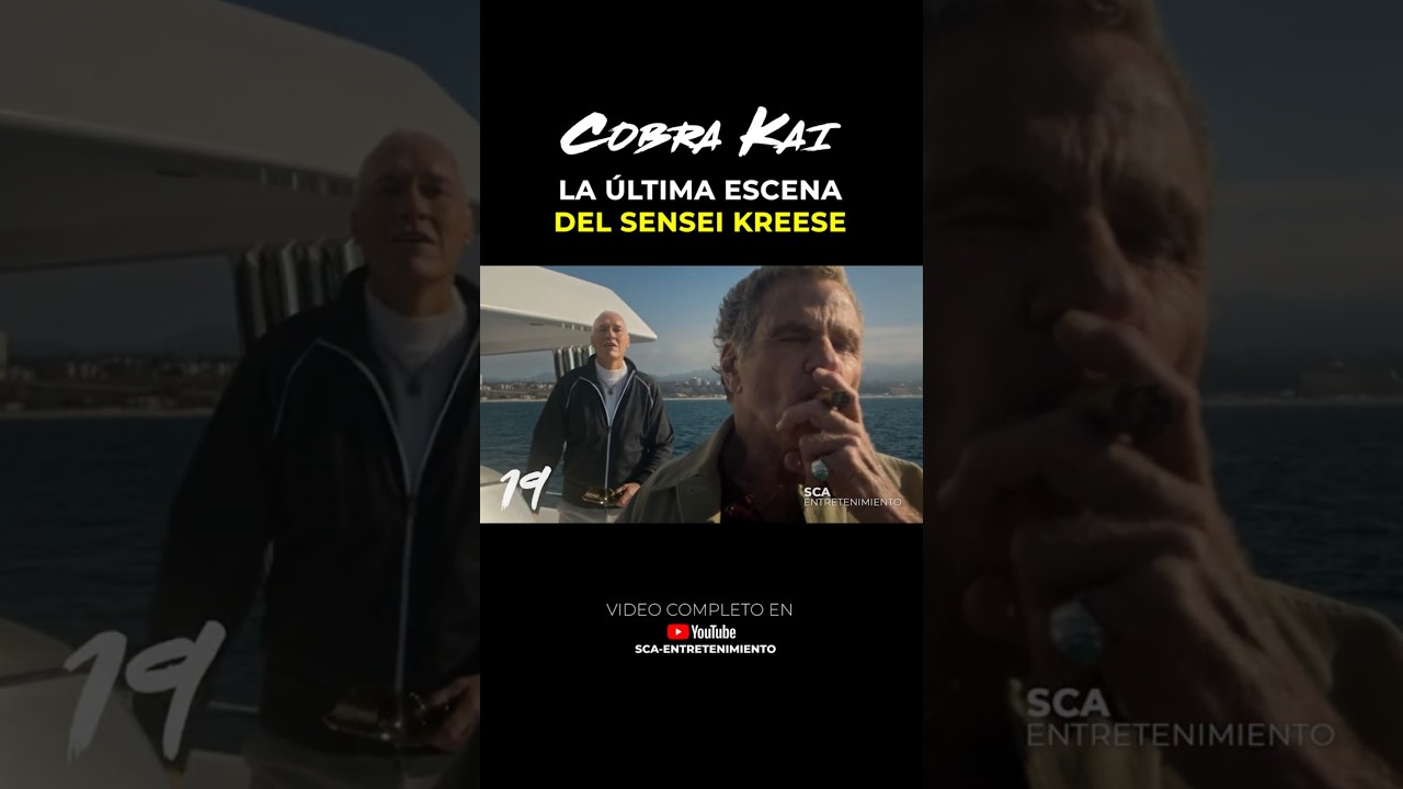 La Triste Última Escena Del Sensei Kreese En Cobra Kai #cobrakai