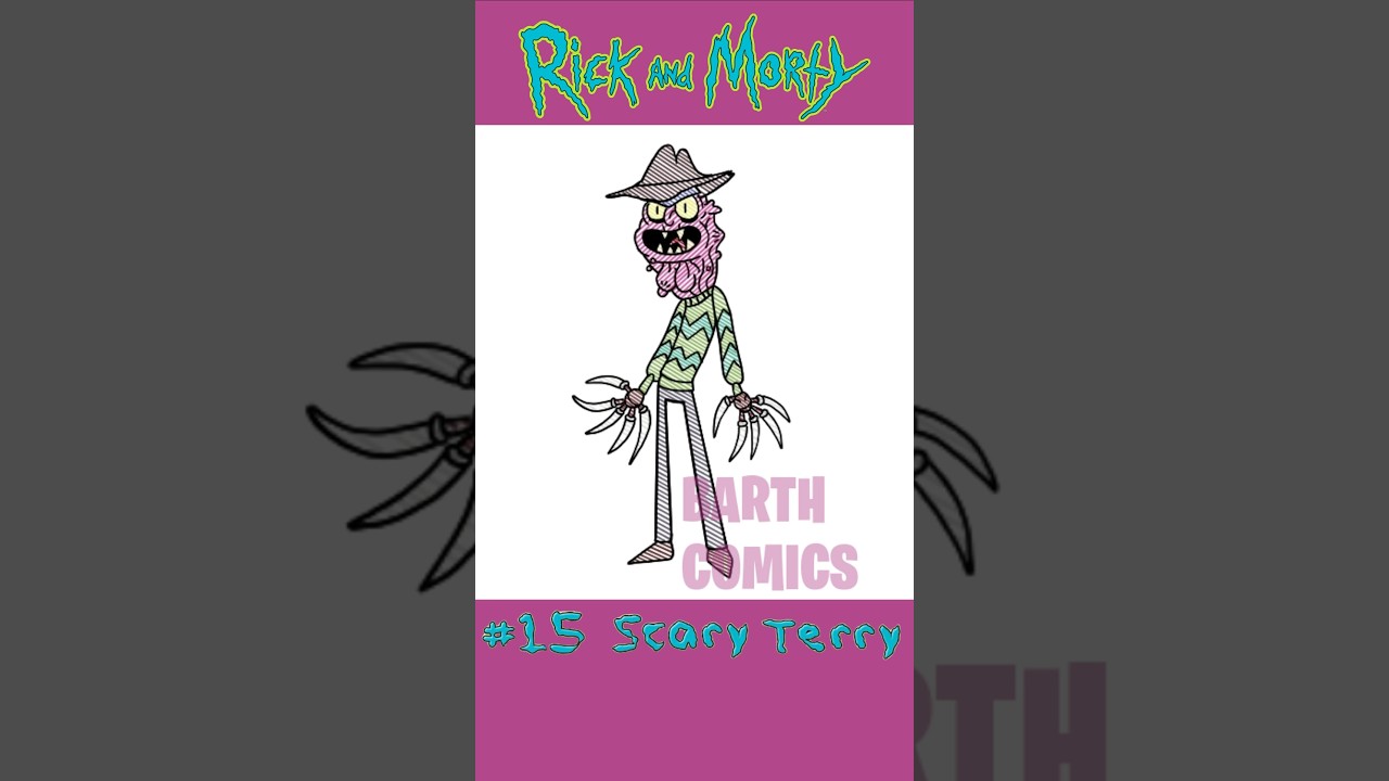 Scary Terry | Drawing Every Rick & Morty Character |