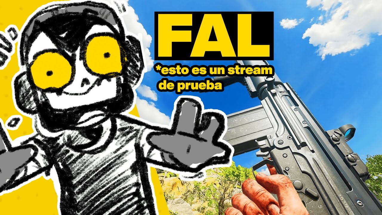 Probando la FAL en Warzone 4 (STREAM DE PRUEBA)