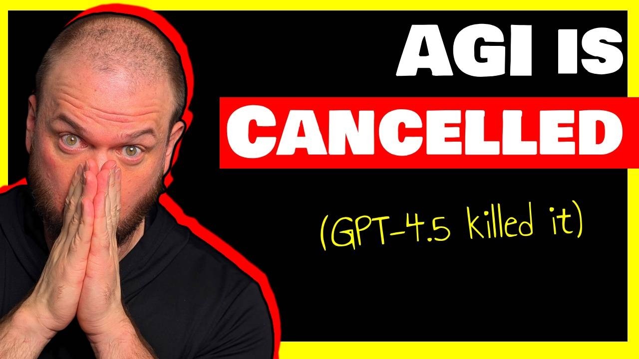 GPT-4.5 Fails. AGI Cancelled. It’s all over…