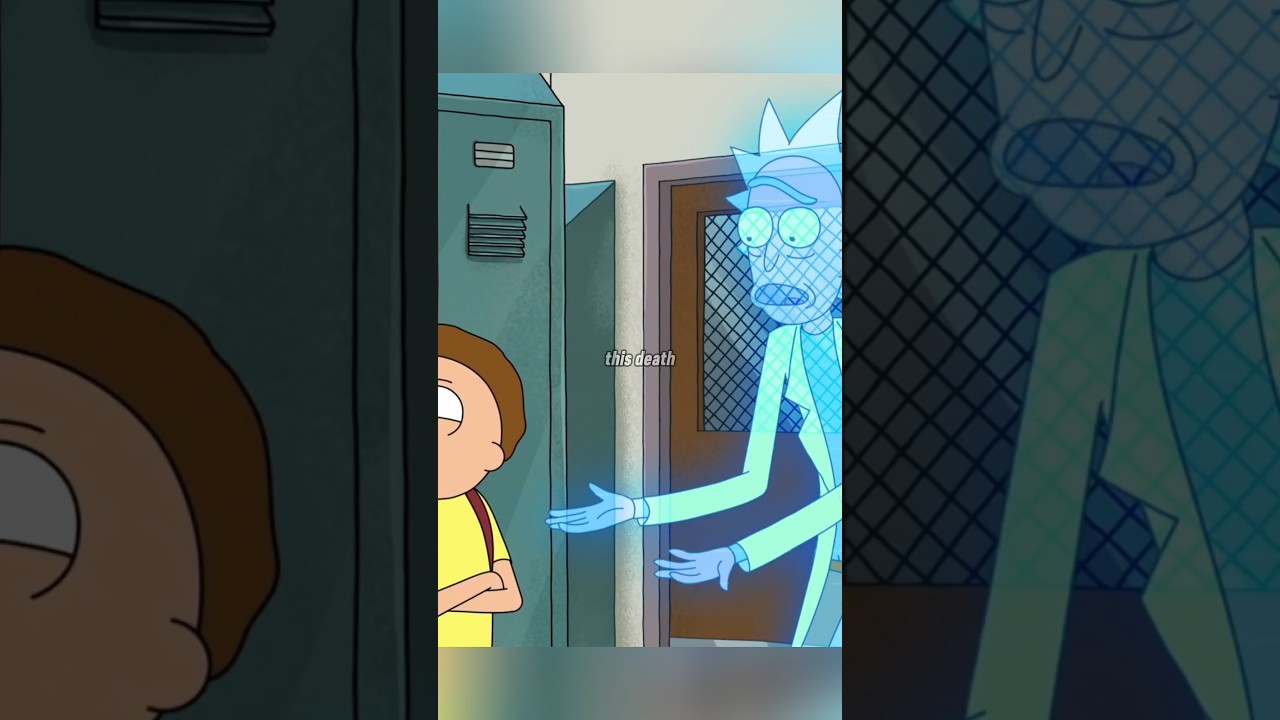 Rick became a ghost #rickandmorty #shorts